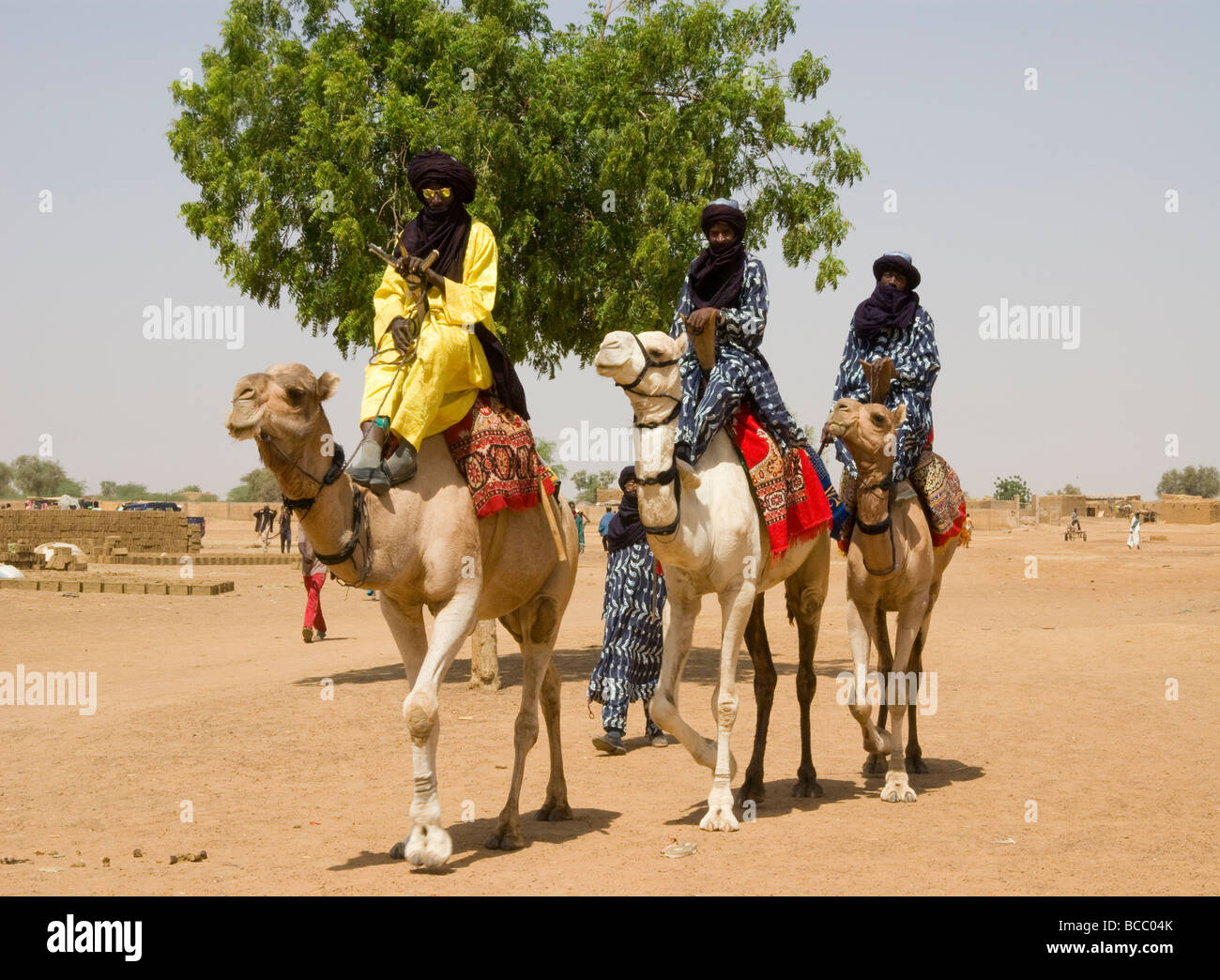Burkina Faso. Sahel. Touaregs in Gorom-Gorom. Stock Photo