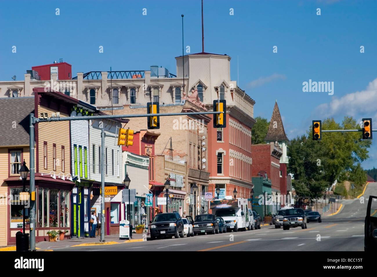 Main street in Leadville Colorado in the autumn Stock Photo - Alamy