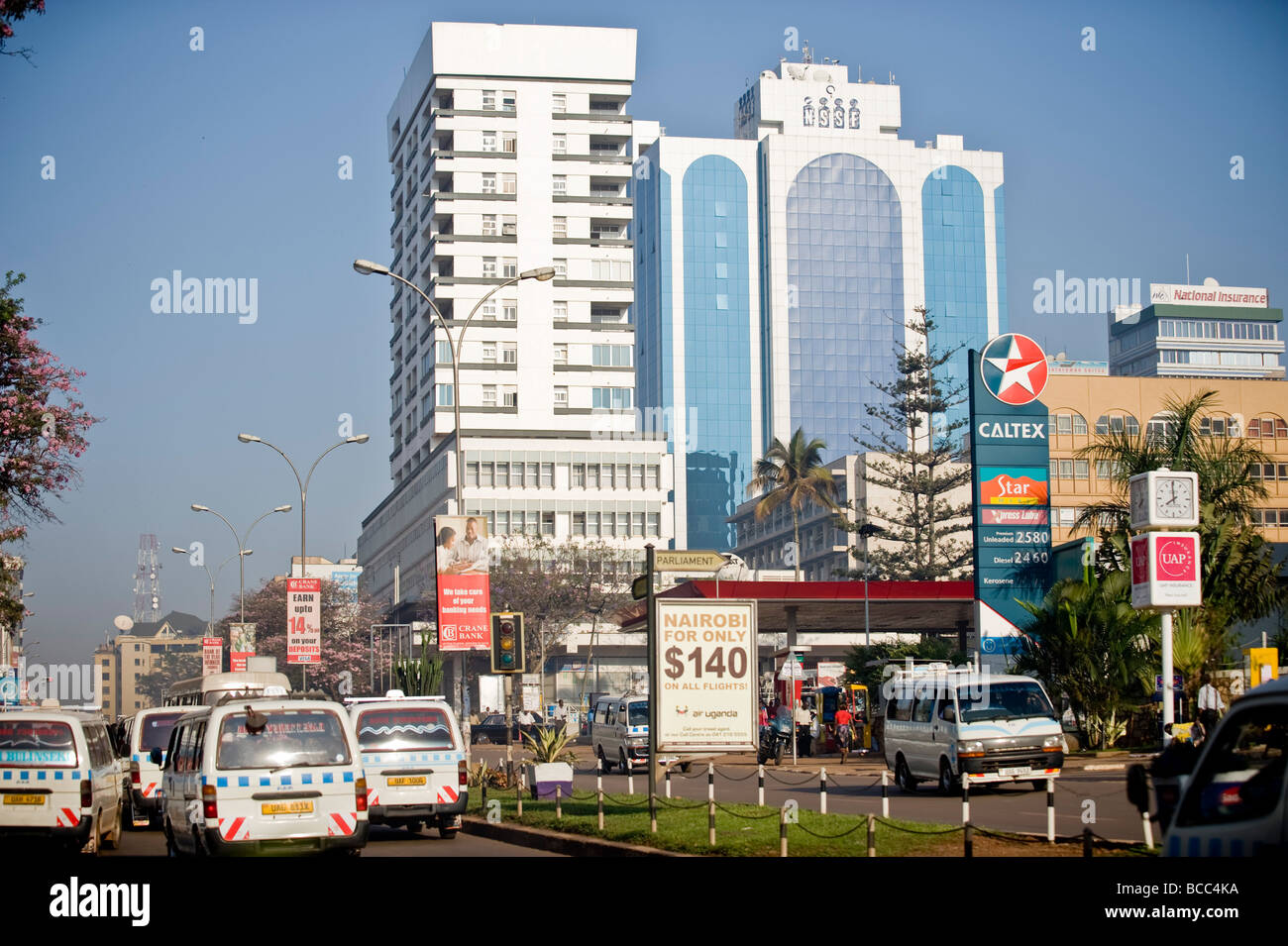 Streets of Kampala Uganda Stock Photo