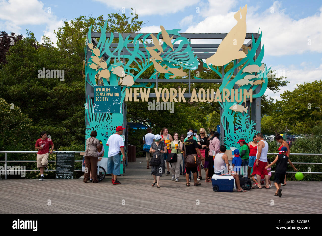 New York Aquarium in Coney Island New York Stock Photo - New York Aquarium In Coney IslanD New York BCC5BB