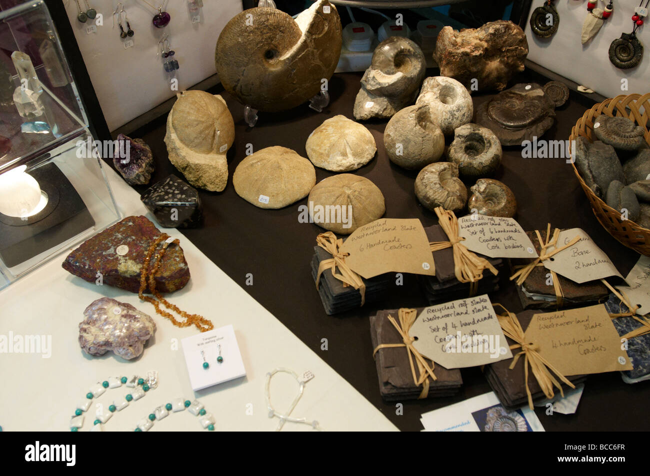 Craft fair, home made items for sale Stock Photo Alamy