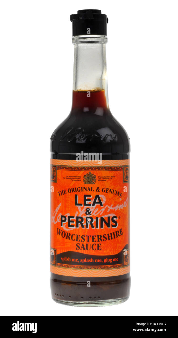 'Lea & Perrins Worcestershire Sauce' 'Worcester Sauce' 'Worcestershire Sauce' Stock Photo