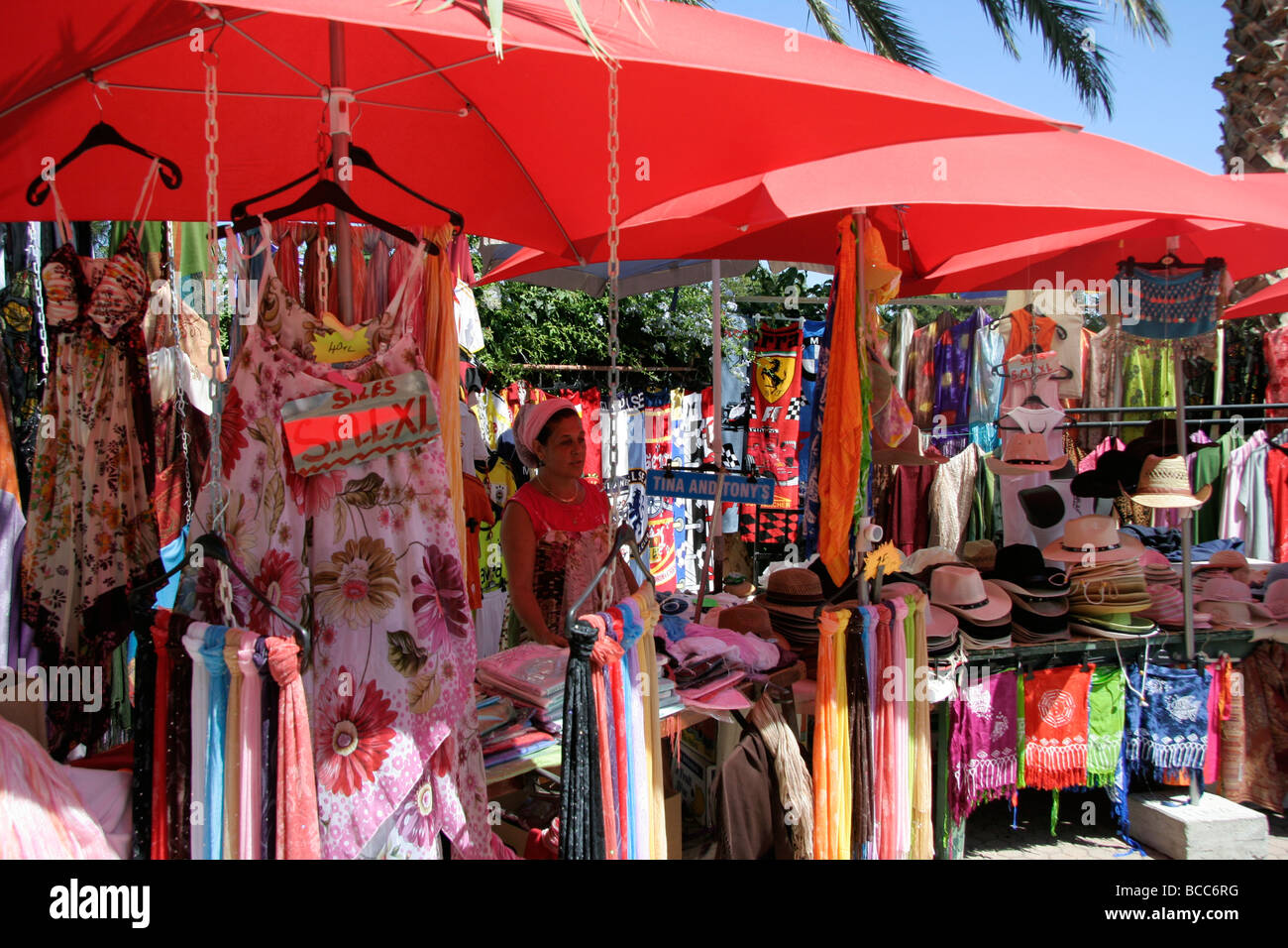 Local Market in Lapta Stock Photo - Alamy