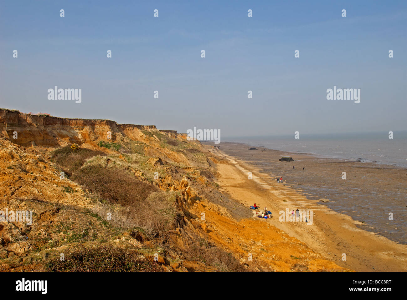 Cliff top erosion Stock Photo Alamy