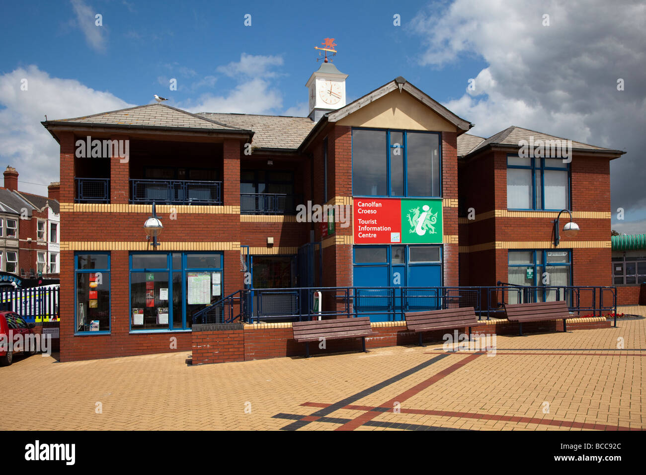 Tourist information office Barry island Wales UK Stock Photo - Alamy