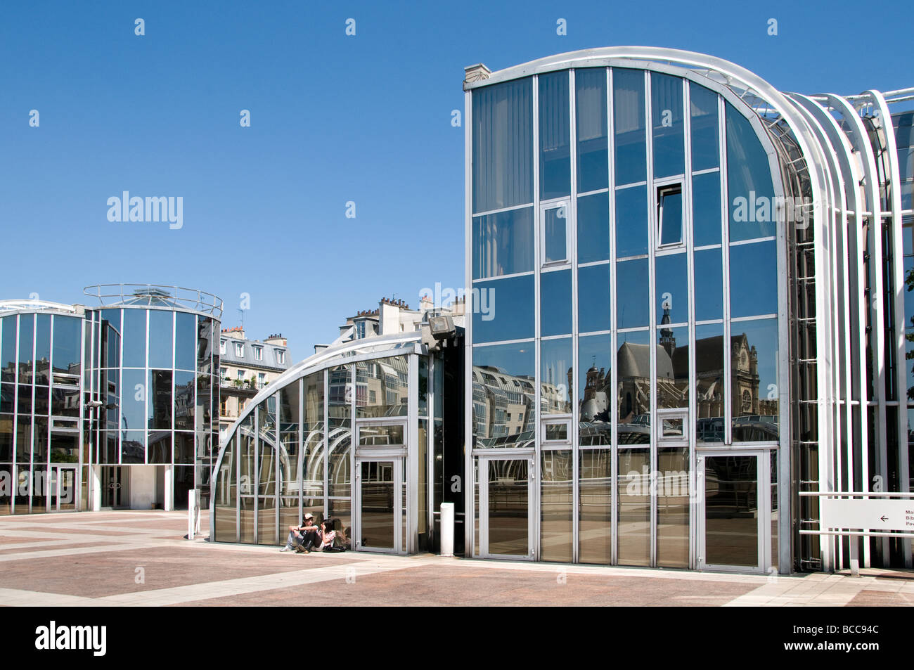 Paris France French Forum des Halles Shopping Mall Stock Photo
