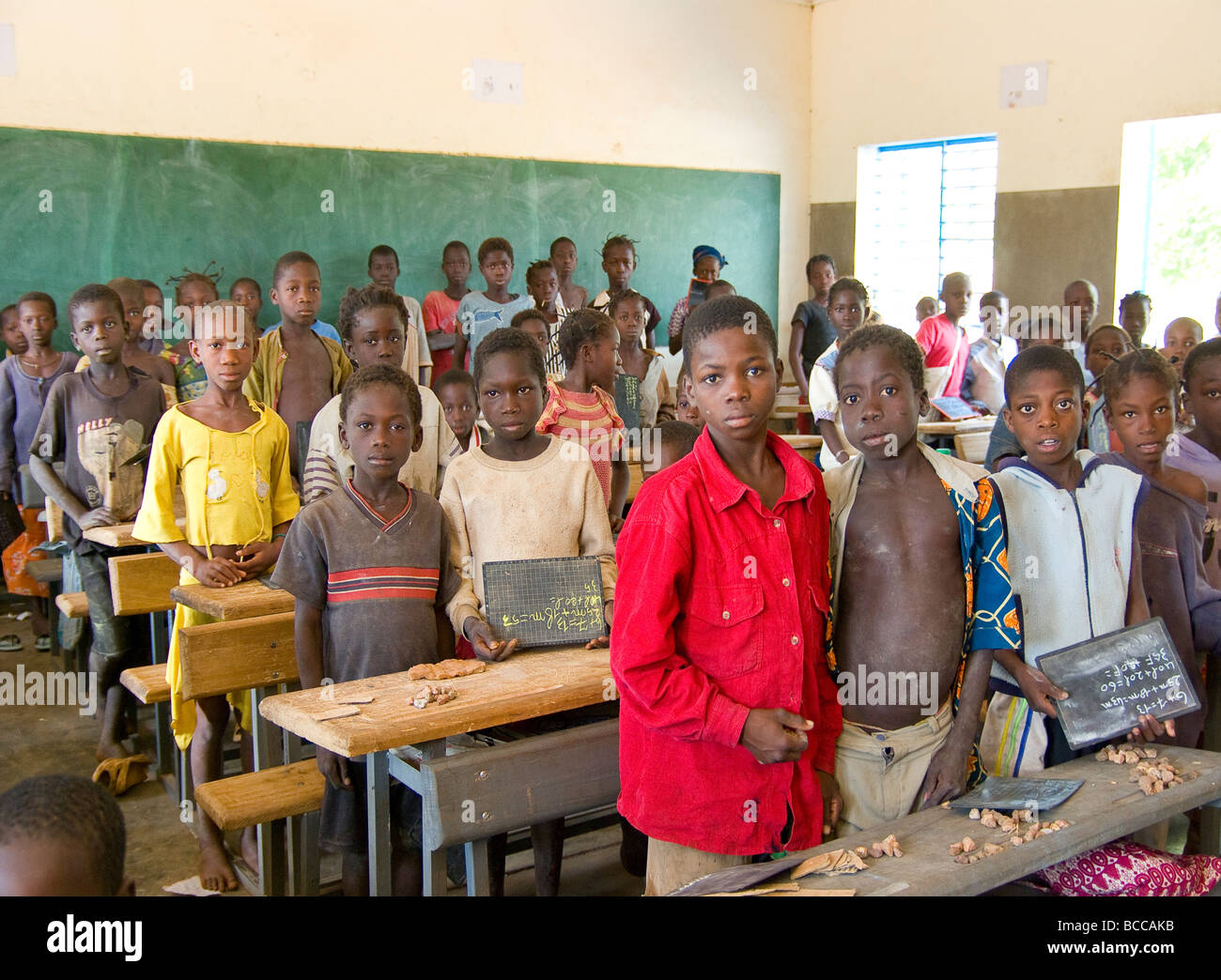 Burkina Faso. Lobi Country. School of Gaoua. Stock Photo