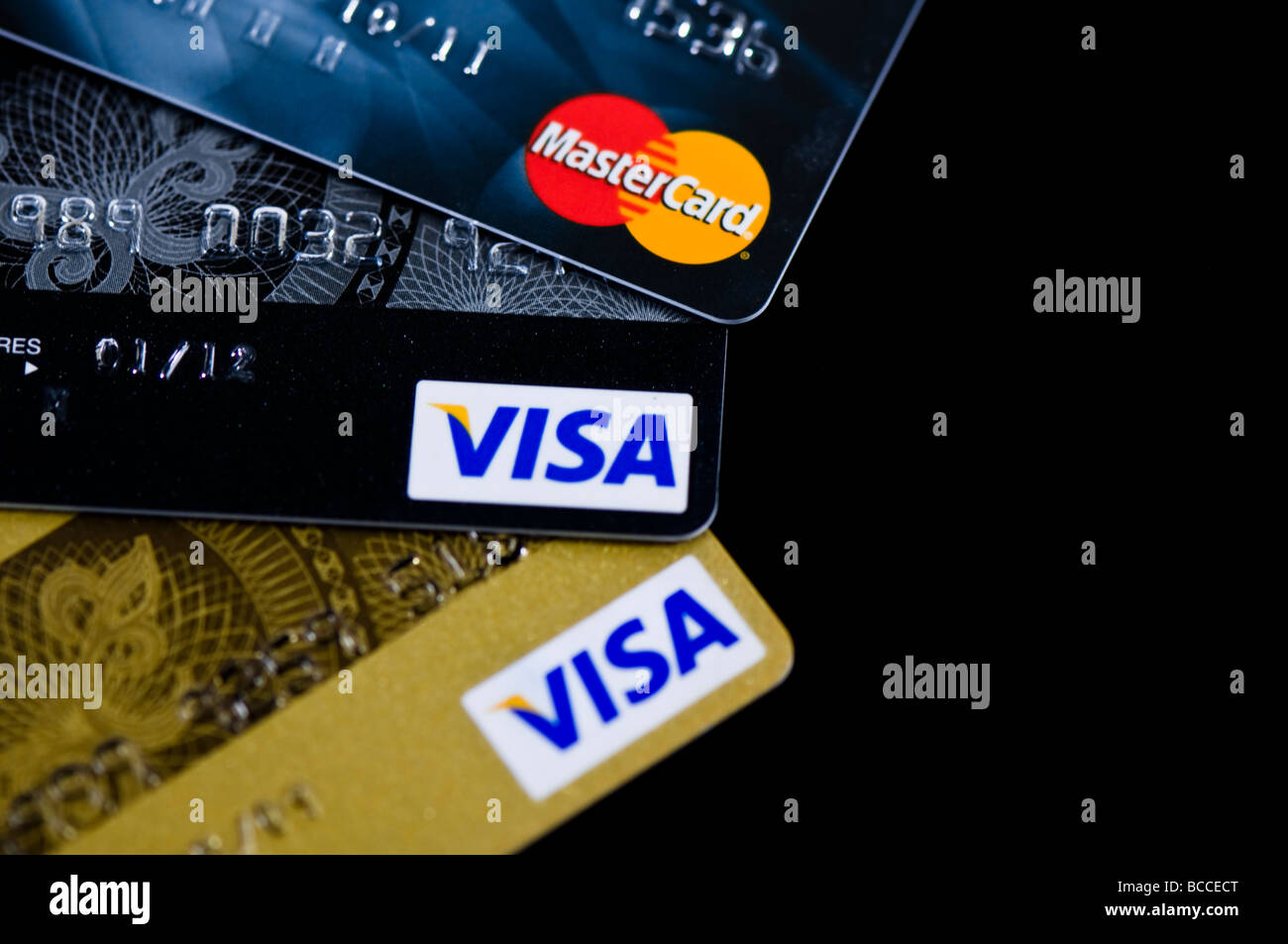 credit card cutout Stock Photo