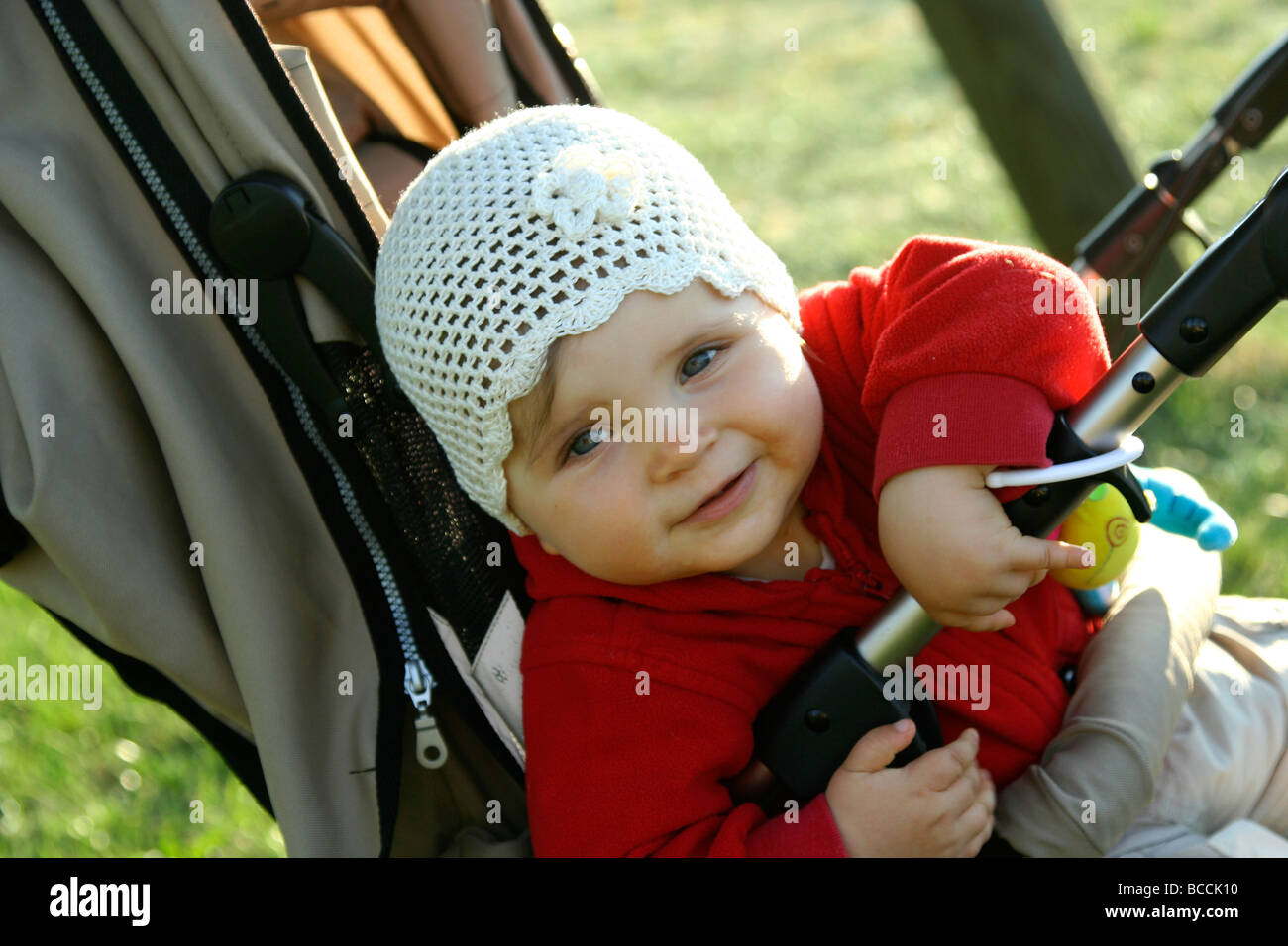 Girl stroller sitting hi-res stock photography and images - Alamy