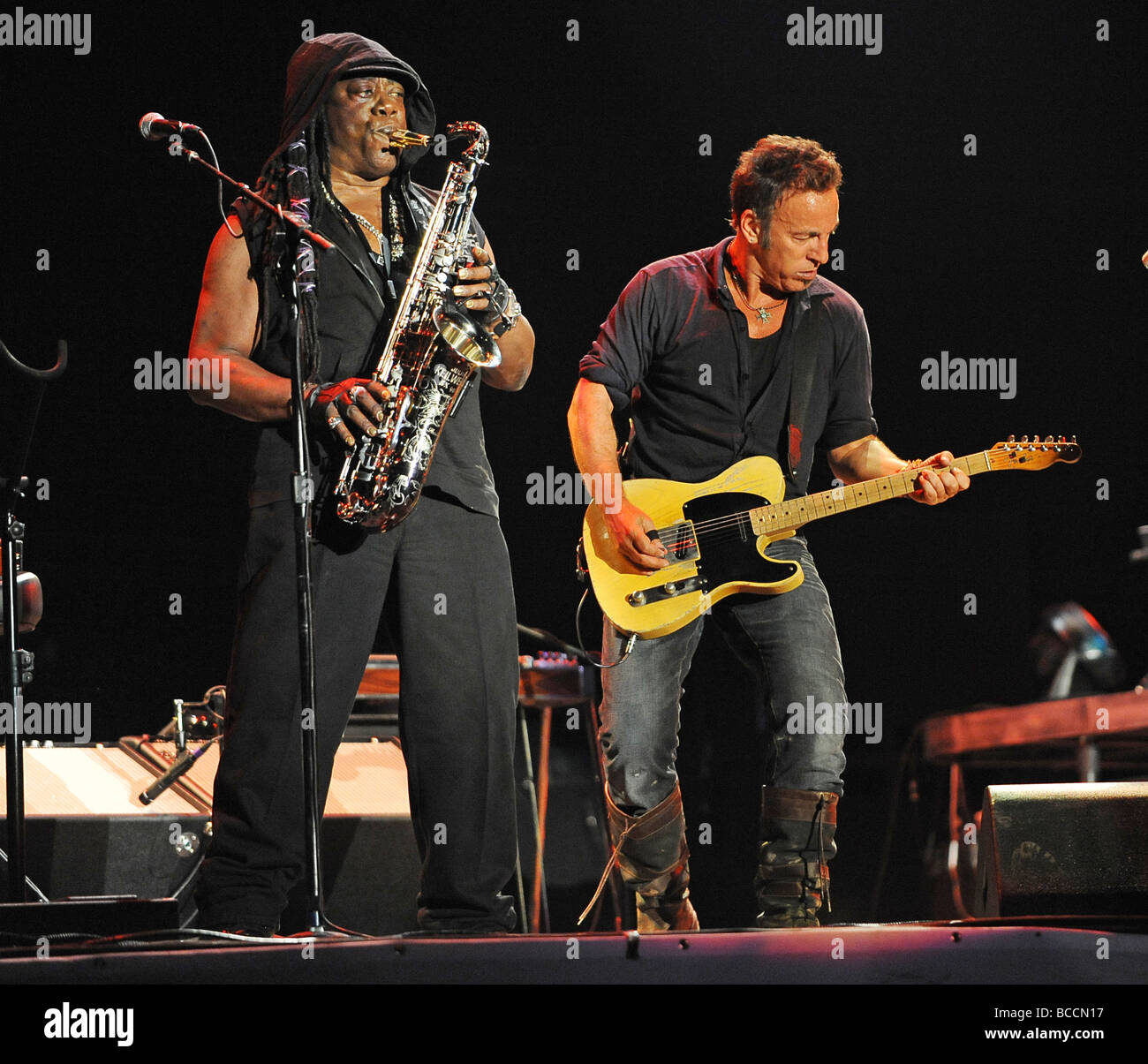Bruce Springsteen glastonbury 2009 Stock Photo