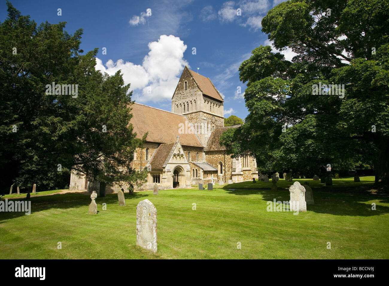 The 12th century church of St Lawrence at Castle Rising in North ...