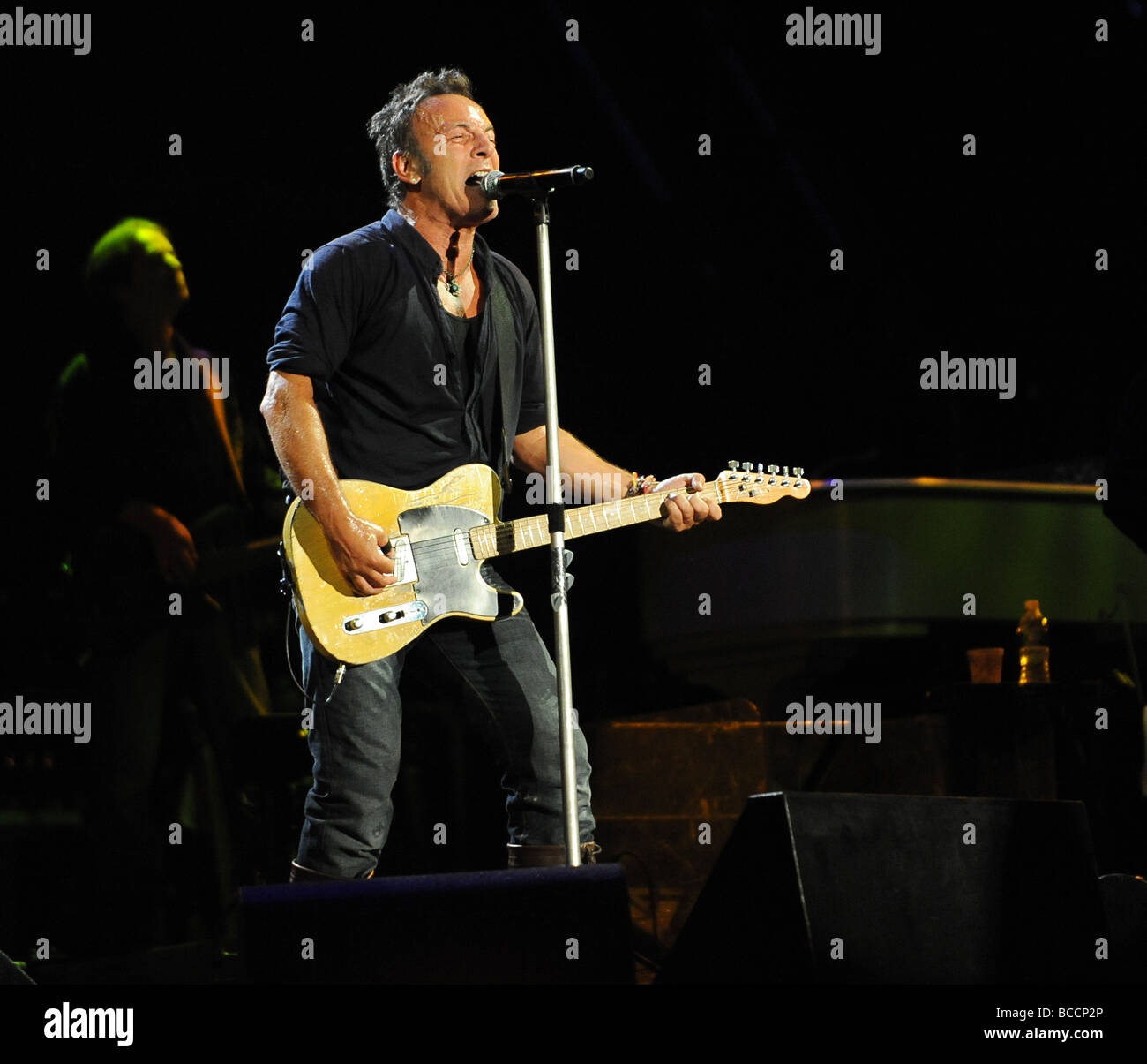 Bruce Springsteen and the E Street band glastonbury 2009 Stock Photo