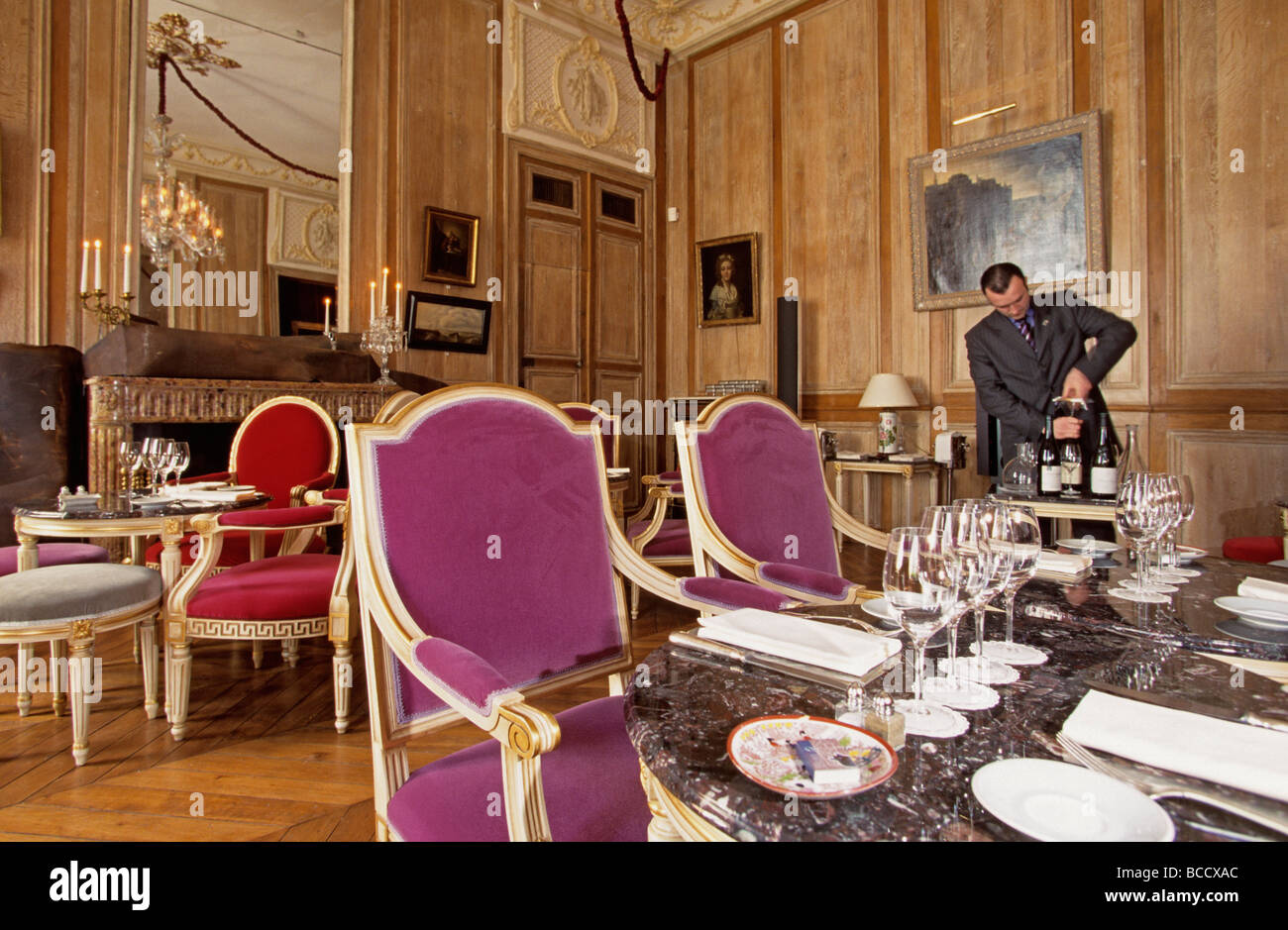 France, Paris, Restaurant 1728 on rue d' Anjou, Marquis de Lafayette's