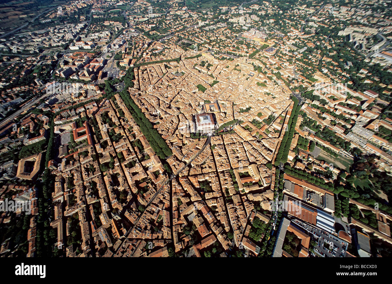 Aix en provence city aerial hi-res stock photography and images - Alamy