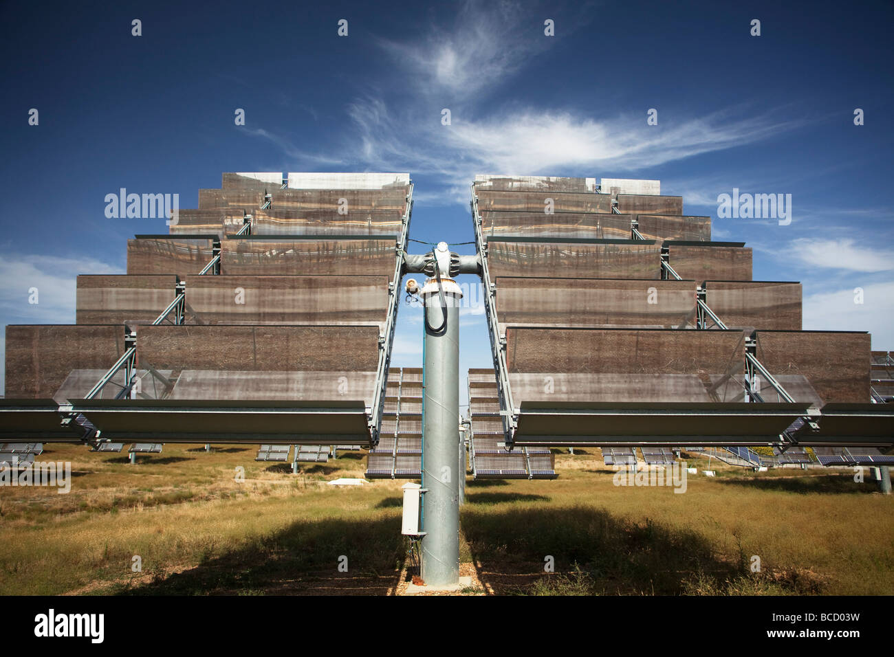 Solar thermal power plant seville spain hi-res stock photography and ...