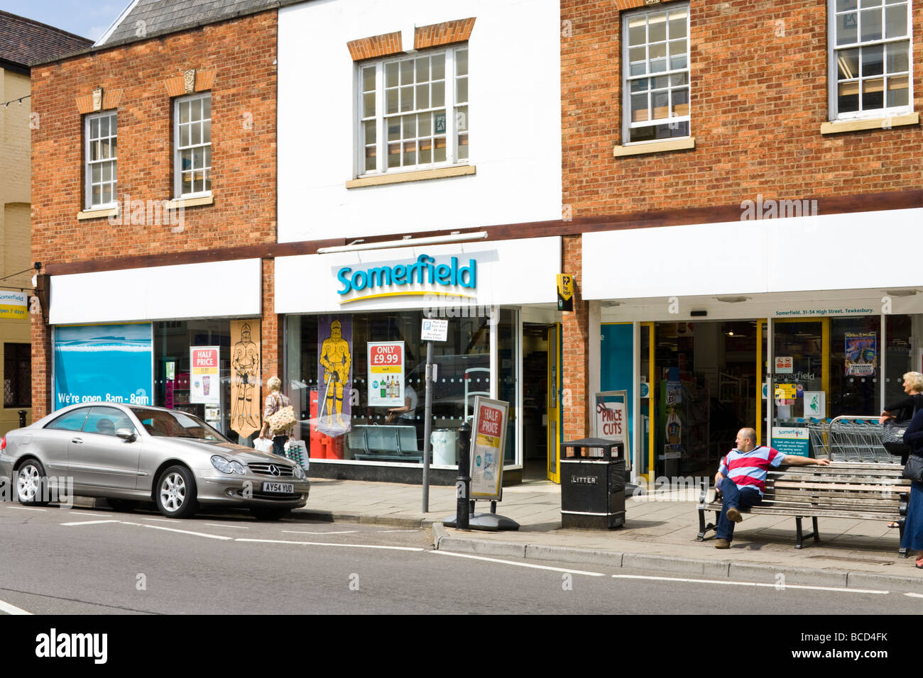 Somerfield supermarket in the High Street, Tewkesbury, Gloucestershire