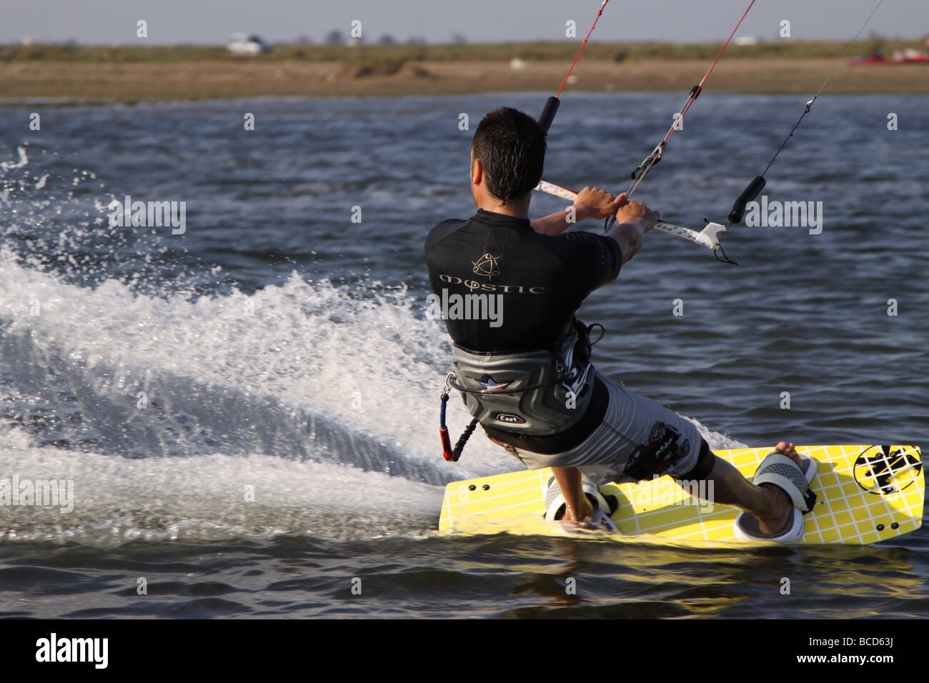 Kite Surfing Stock Photo Alamy