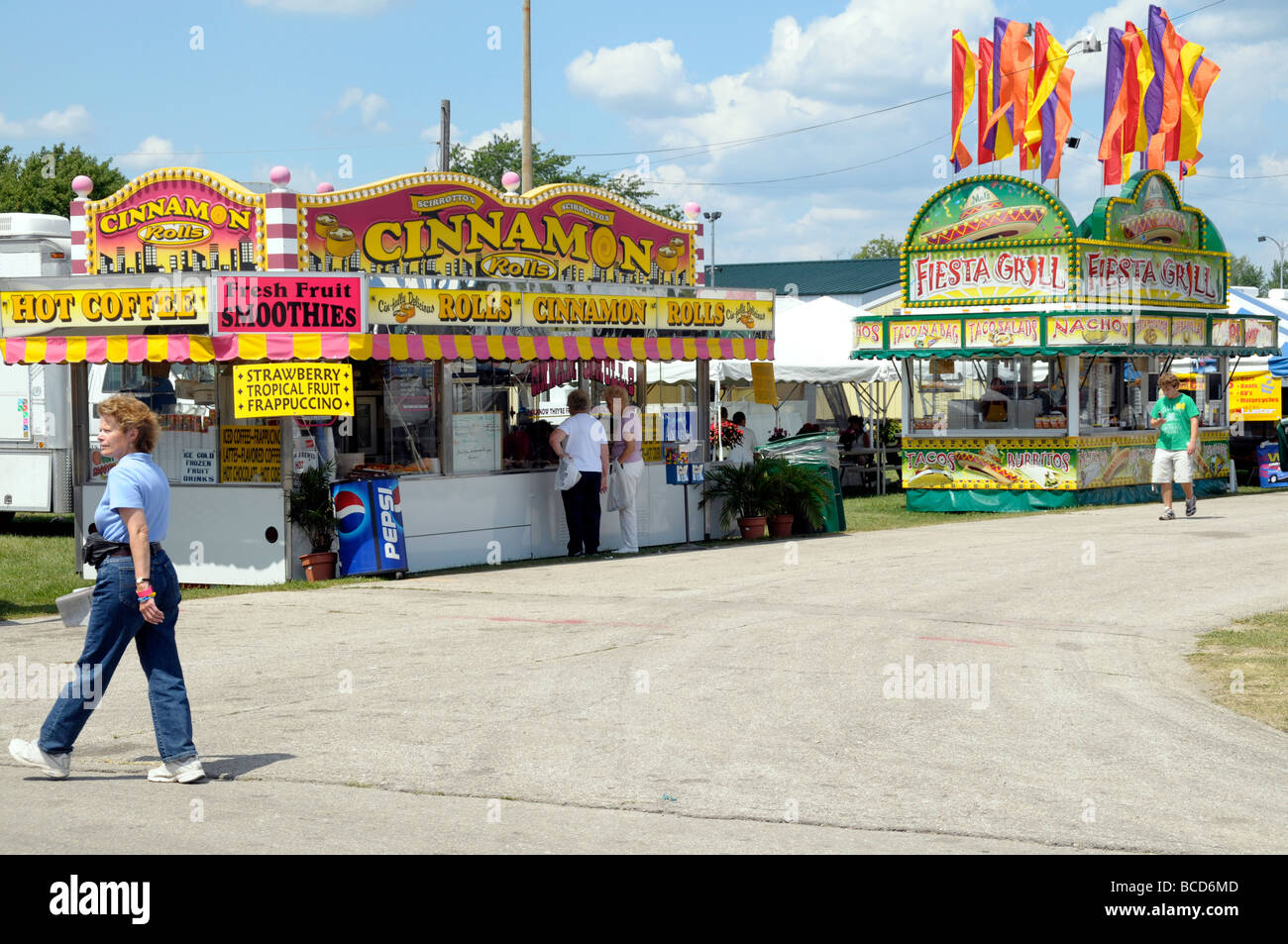 The Monroe County Fair in Michigan Stock Photo