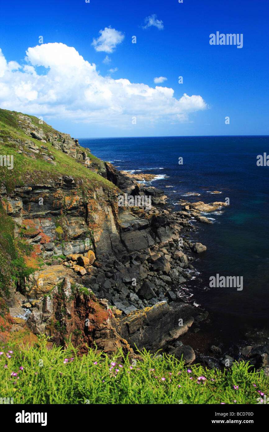 View of the Lizard Peninsula, Cornwall Stock Photo Alamy