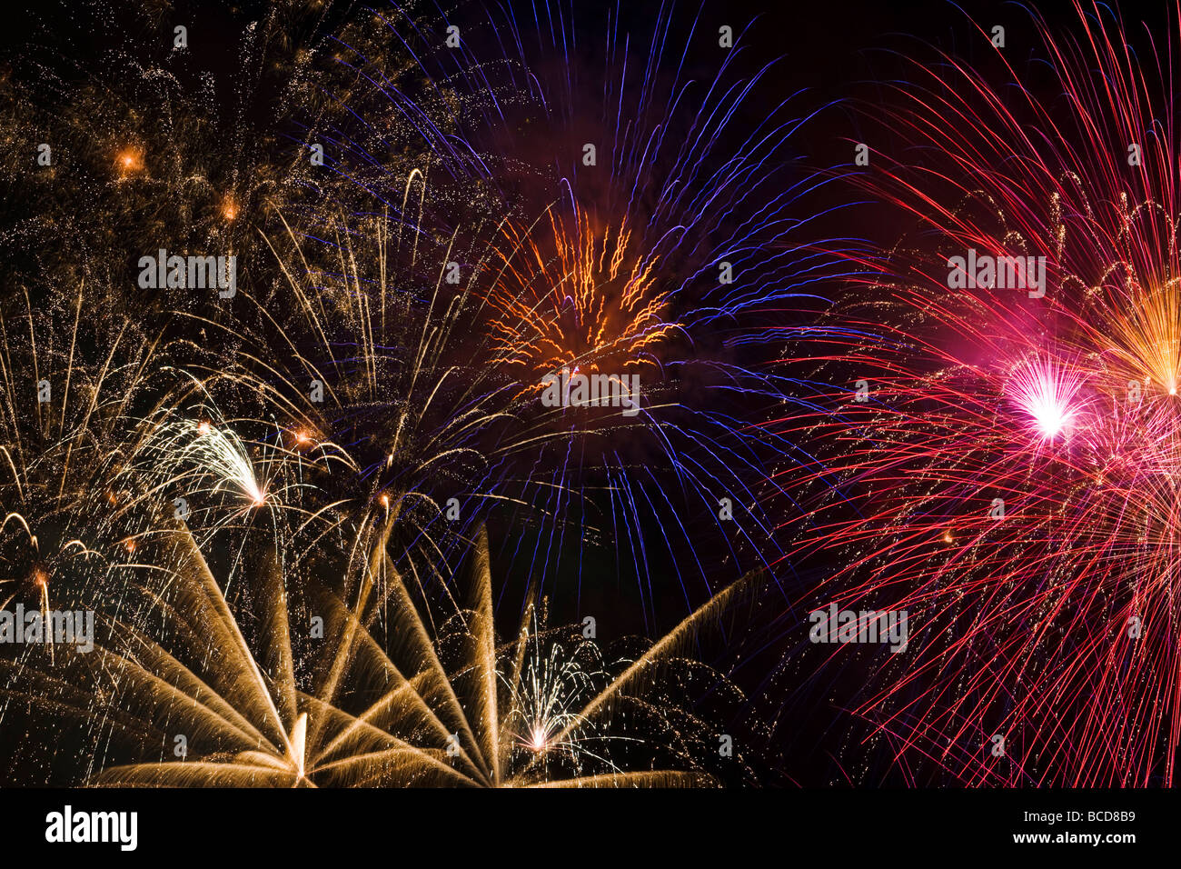 July 4th Fireworks Independence Day Culver City California United