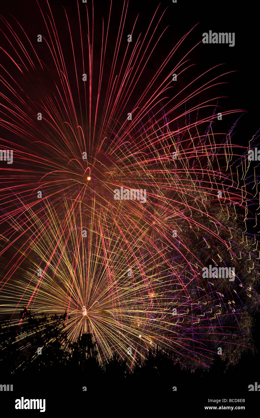 July 4th Fireworks Independence Day Culver City California United