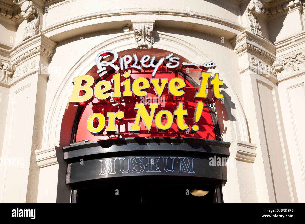 Ripley's Believe it or not museum london Stock Photo