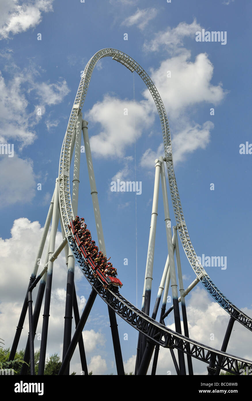 Stealth rollercoaster, Thorpe Park Stock Photo 24878599 Alamy