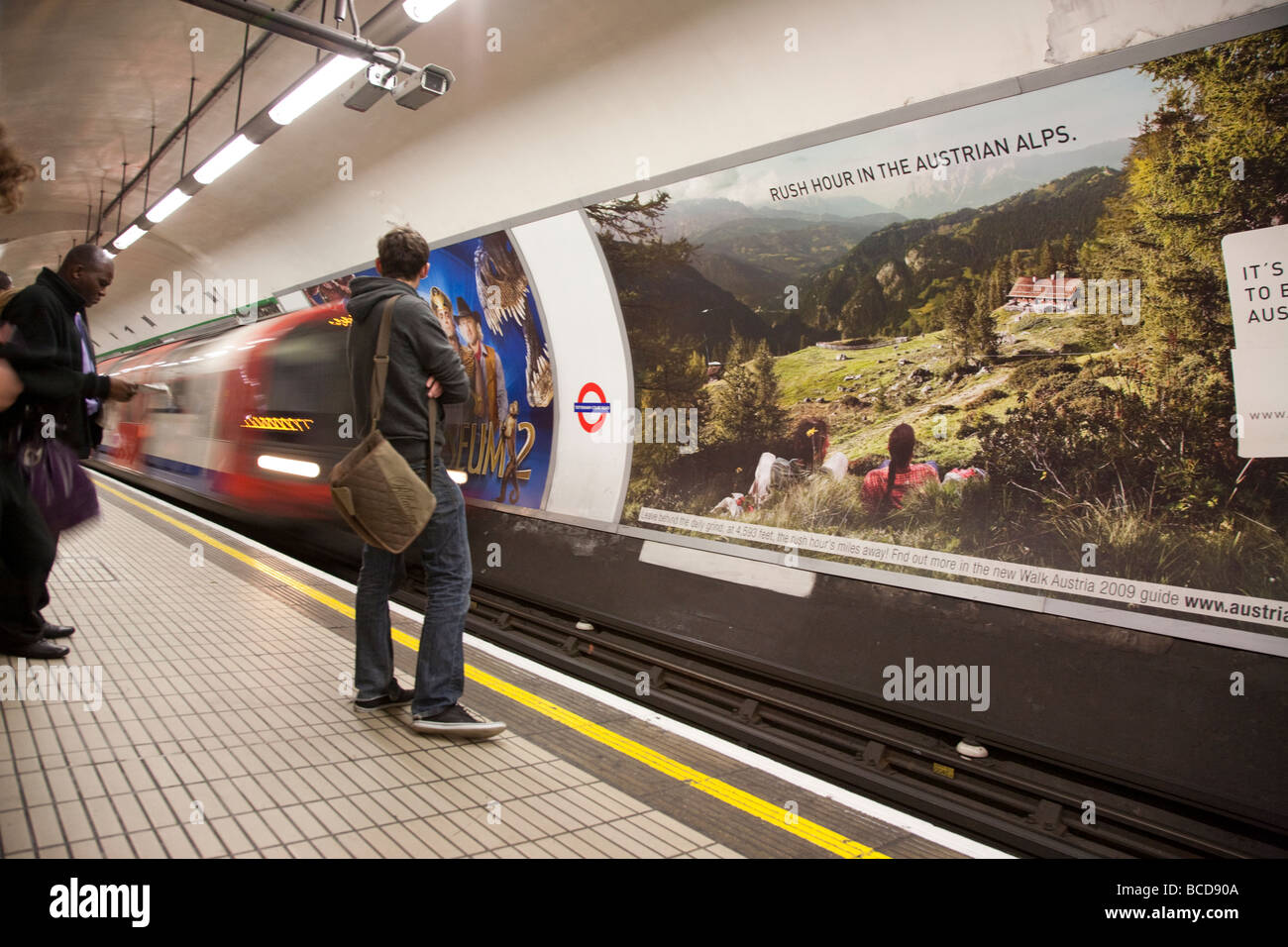 London Underground Tube Station Stock Photo