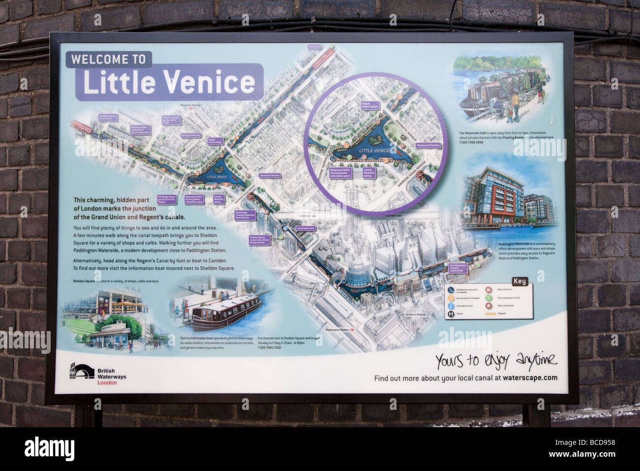 Little Venice, Maida Vale, London UK Stock Photo