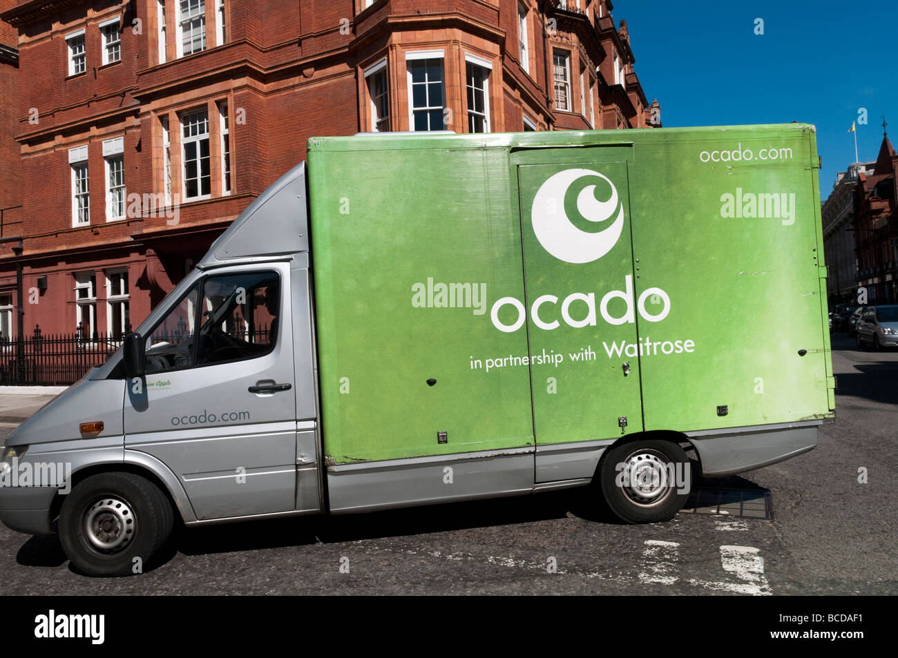 Ocado delivery van, London, England, UK Stock Photo Alamy