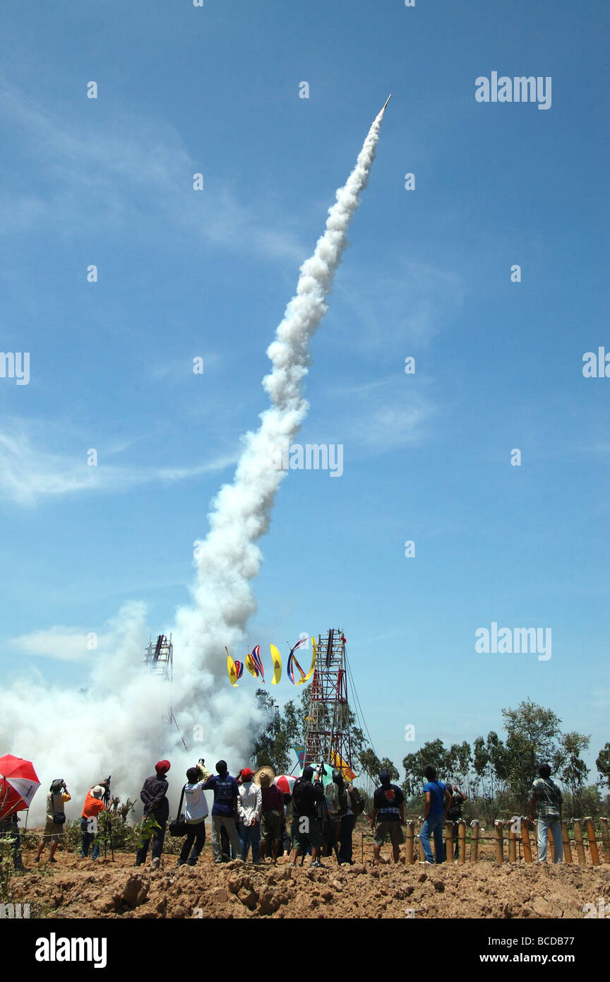 The Rocket Festival in Yasothon Thailand Stock Photo Alamy