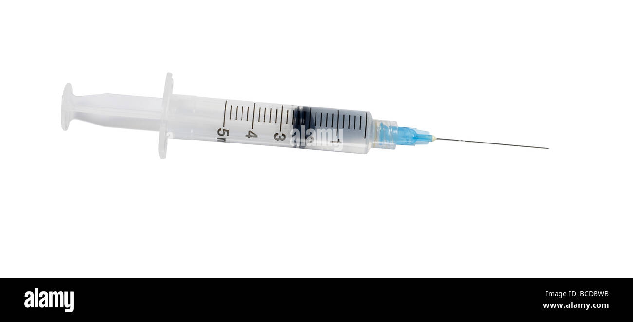 Medical syringe Stock Photo