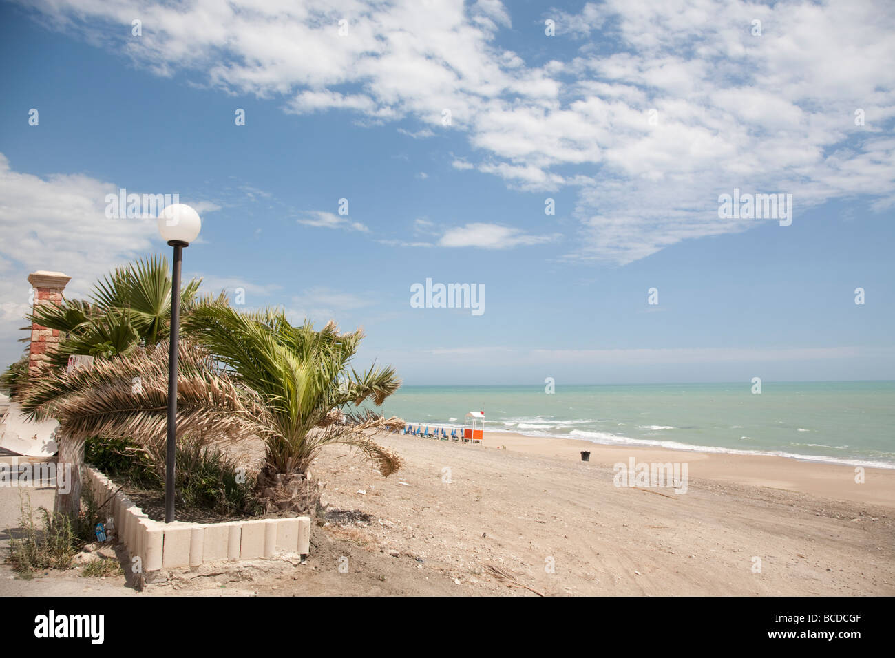 Beach near Falconara Stock Photo