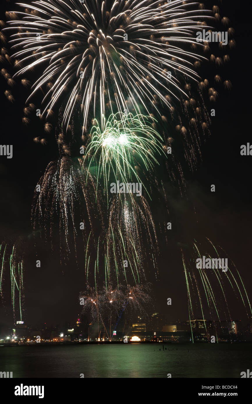 The annual Macy's Fourth of July fireworks extravaganza lights the sky