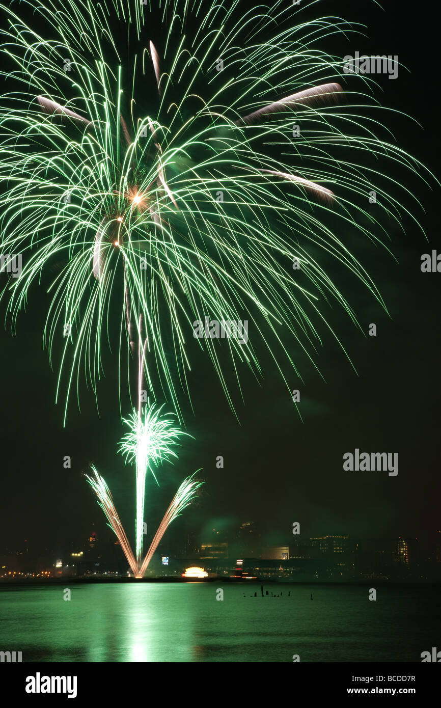 The annual Macy's Fourth of July fireworks extravaganza lights the sky ...