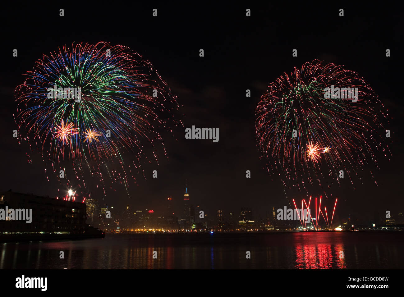 The annual Macy's Fourth of July fireworks extravaganza lights the sky