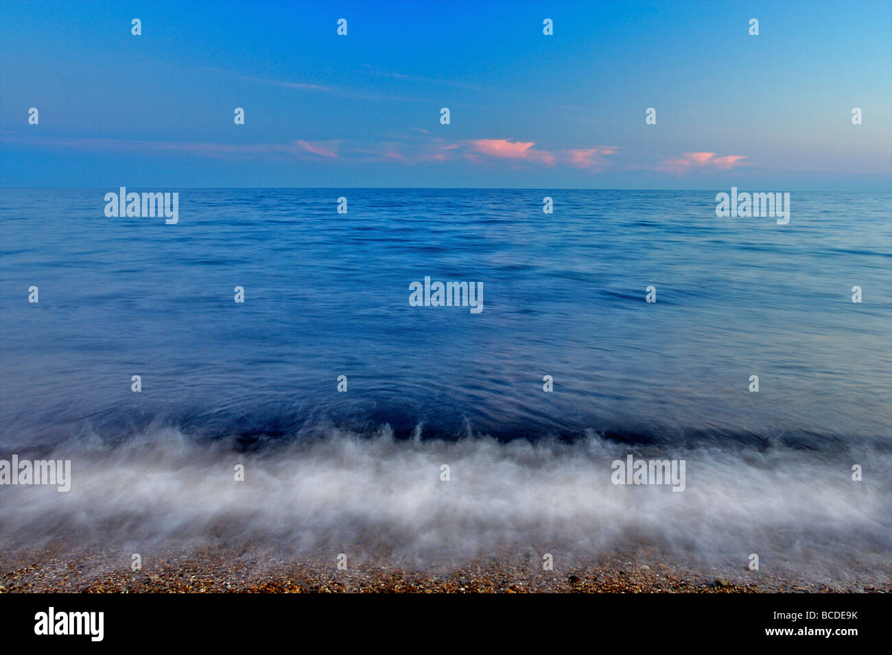 Blue ocean clouds in clear hi-res stock photography and images - Alamy