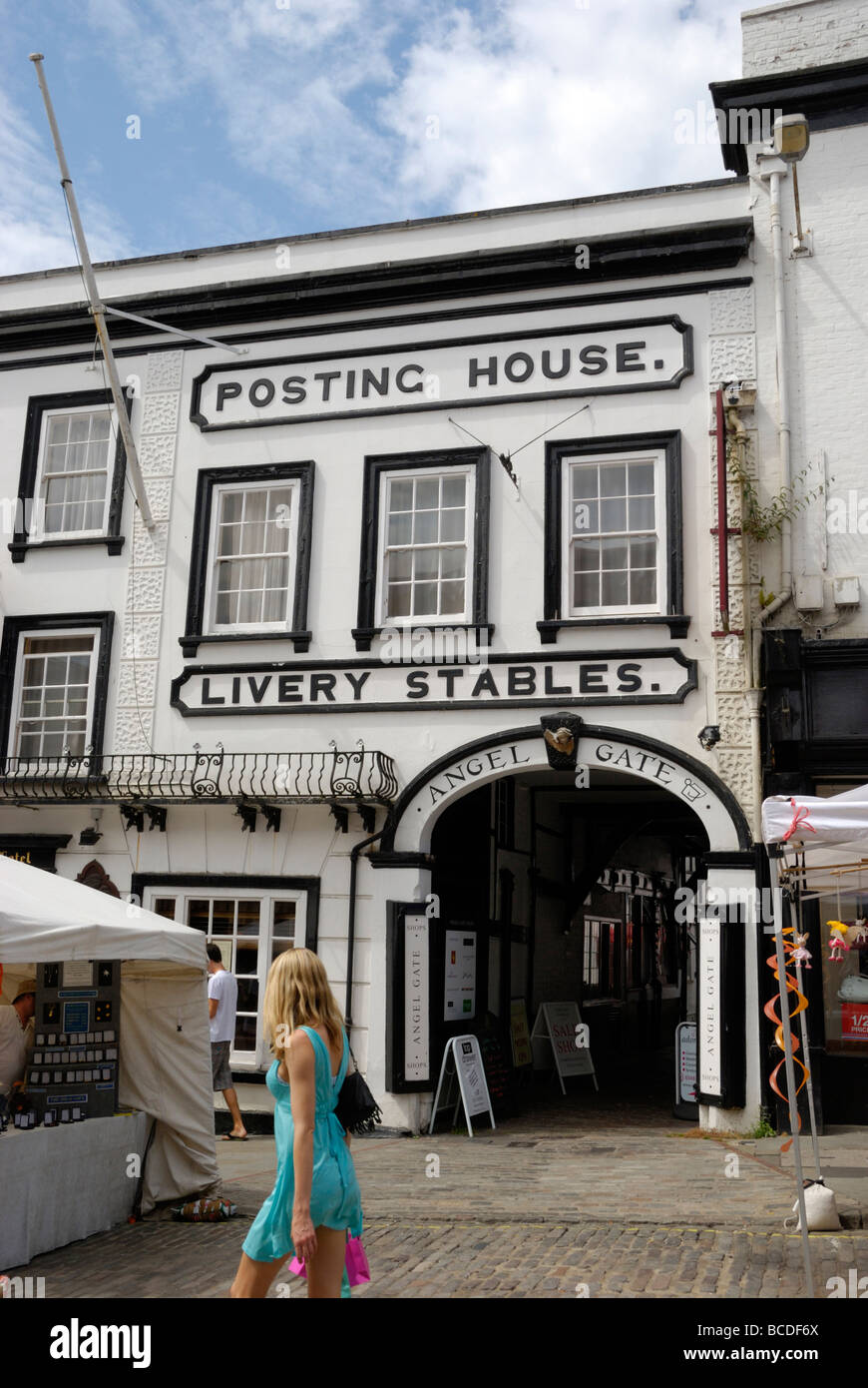 Angel Posting House and Livery hotel Guildford Surrey England UK Stock