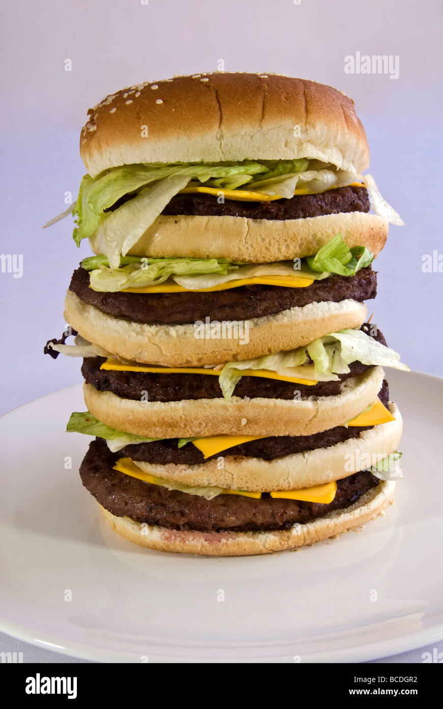 a big hamburger Stock Photo - Alamy