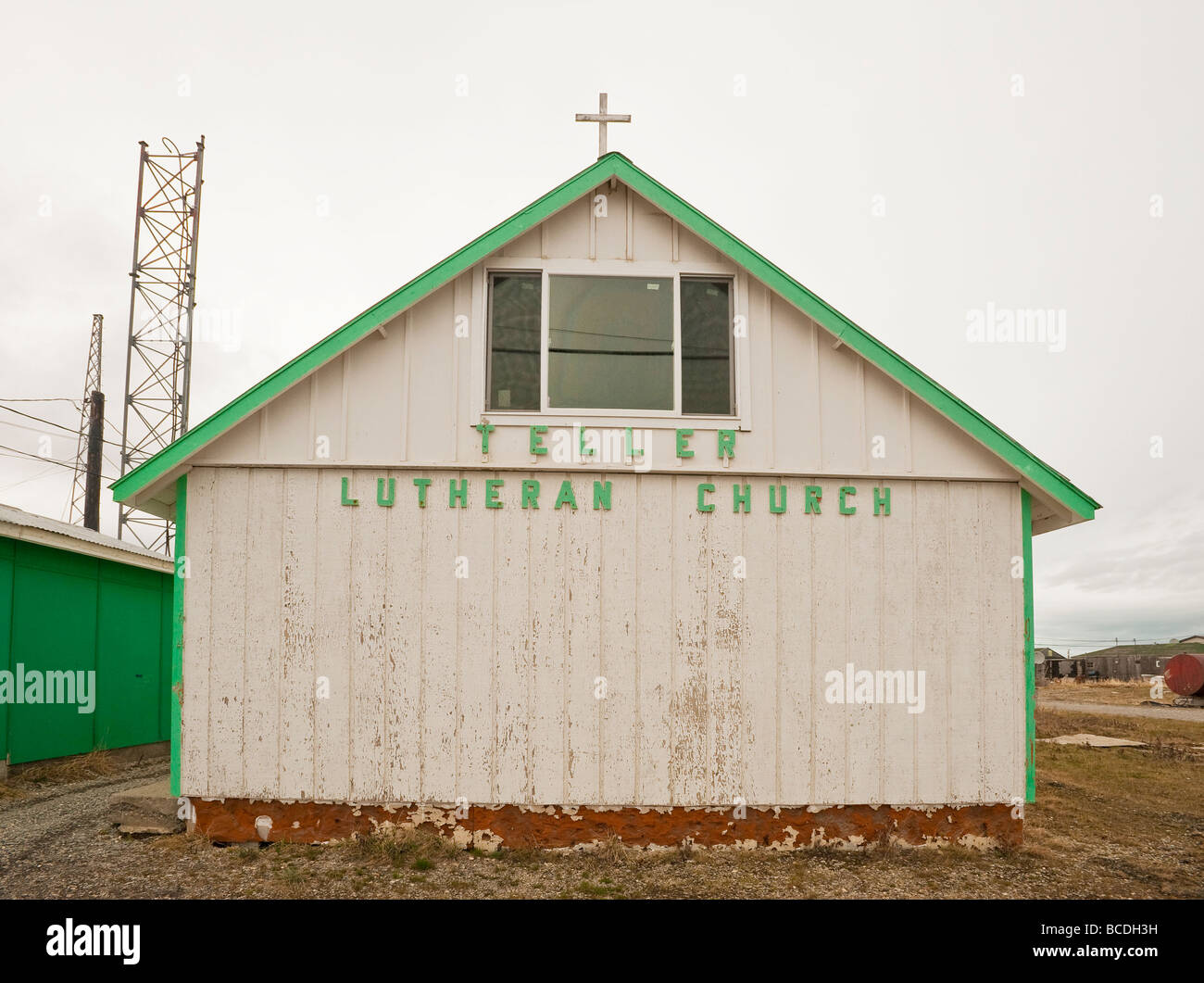 THE TELLER LUTHERAN CHURCH TELLER ALASKA Stock Photo Alamy