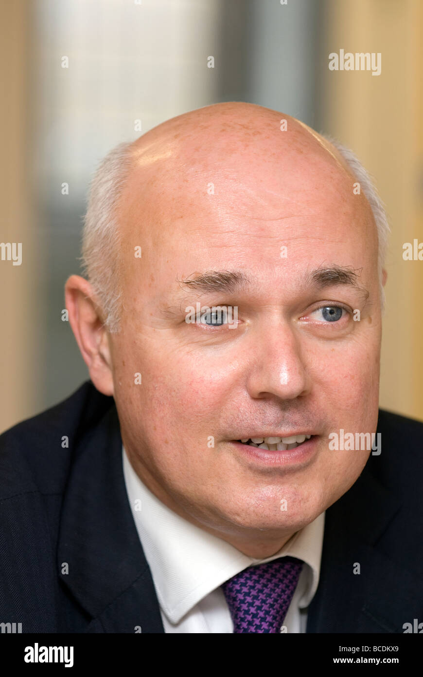 Iain duncan smith the former leader of the conservative party hires