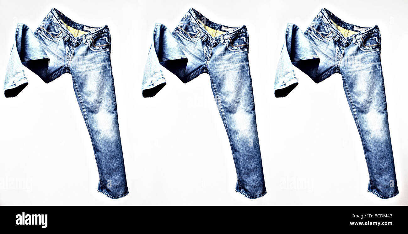 Dancing Jeans Stock Photo Alamy