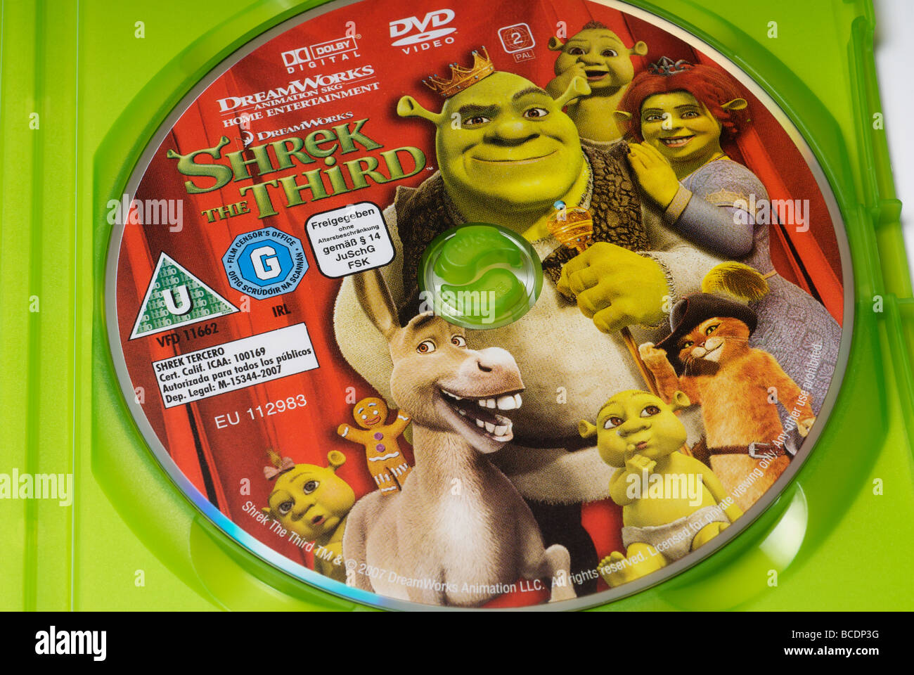 Shrek the Third DVD Stock Photo - Alamy