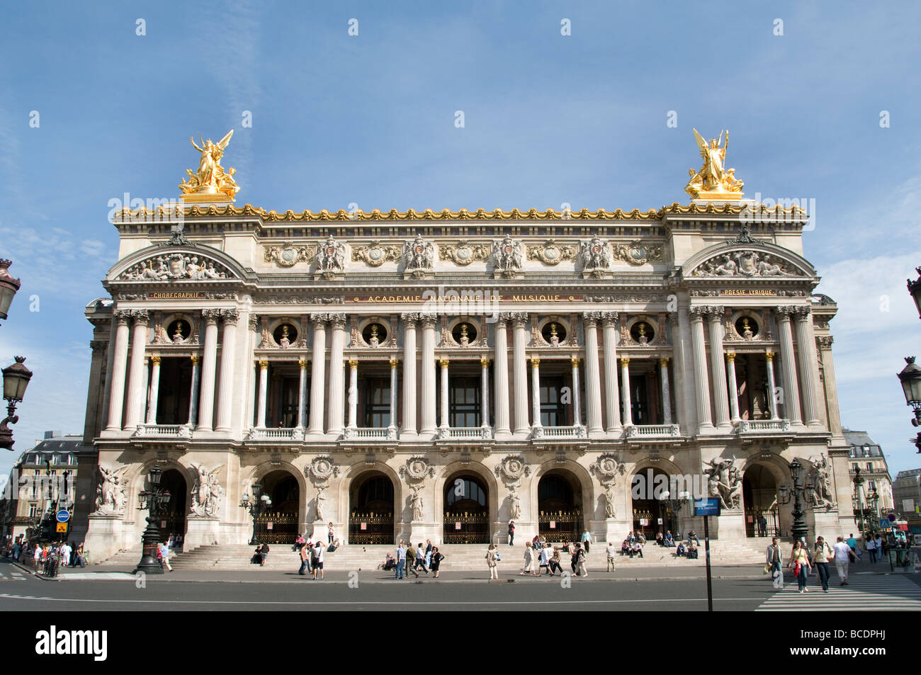 Opera Paris The Palais Garnier music dance theatre  lyric ballet performance show sensuality Stock Photo