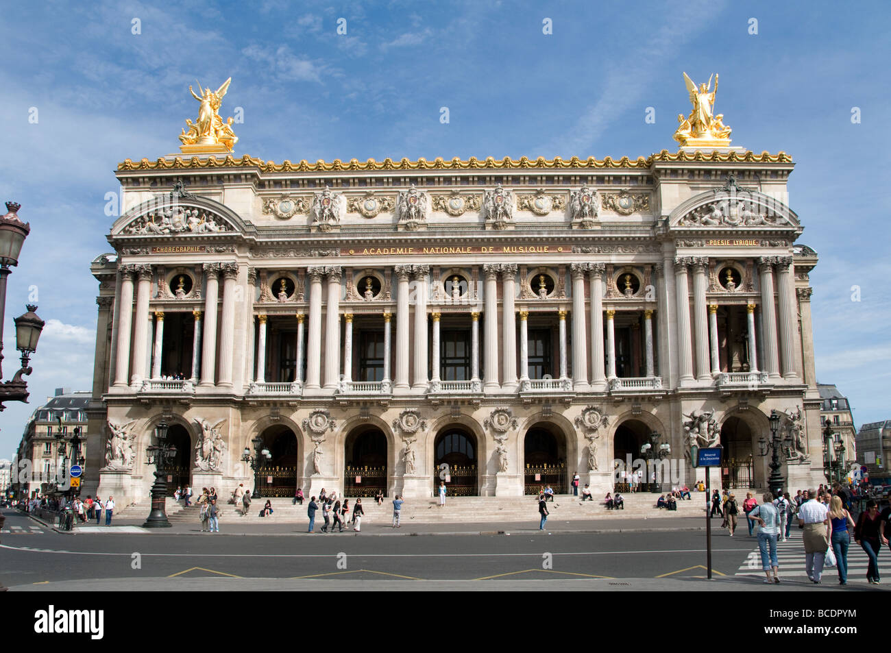 Opera Paris The Palais Garnier music dance theatre  lyric ballet performance show sensuality Stock Photo