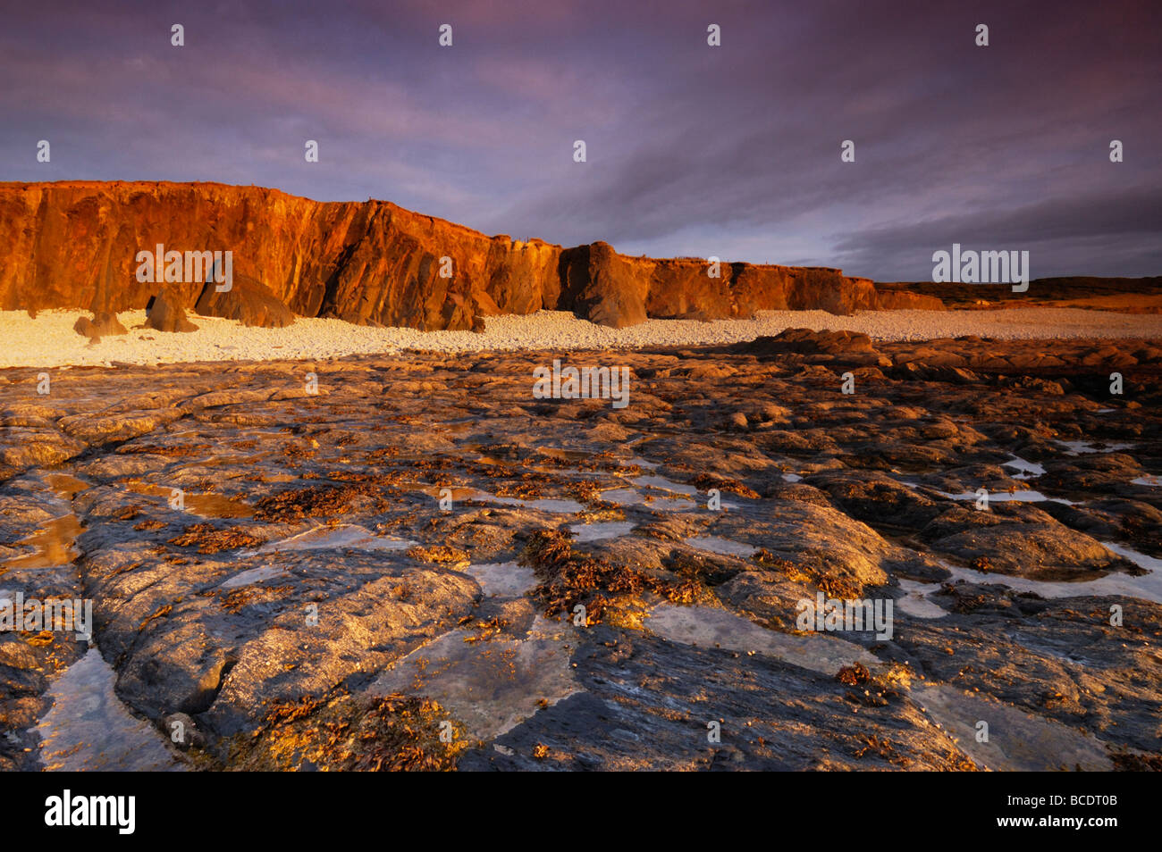 Cornborough Range on the North Devon Coast near Abbotsham, Devon ...