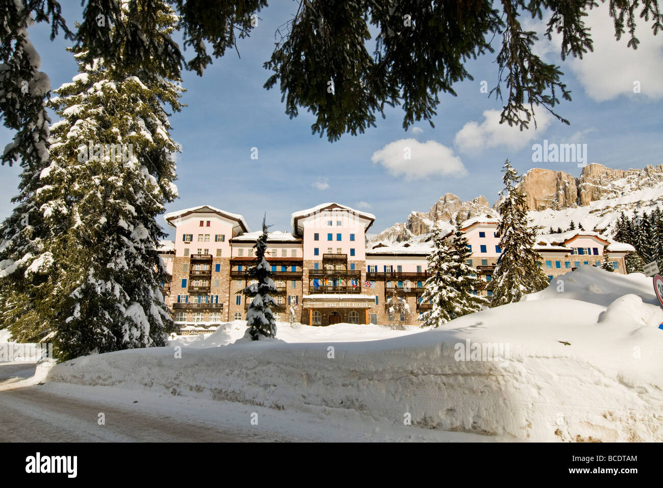 Residence Grand Hotel Karezza Carezza Bolzano Italy Stock Photo - Alamy