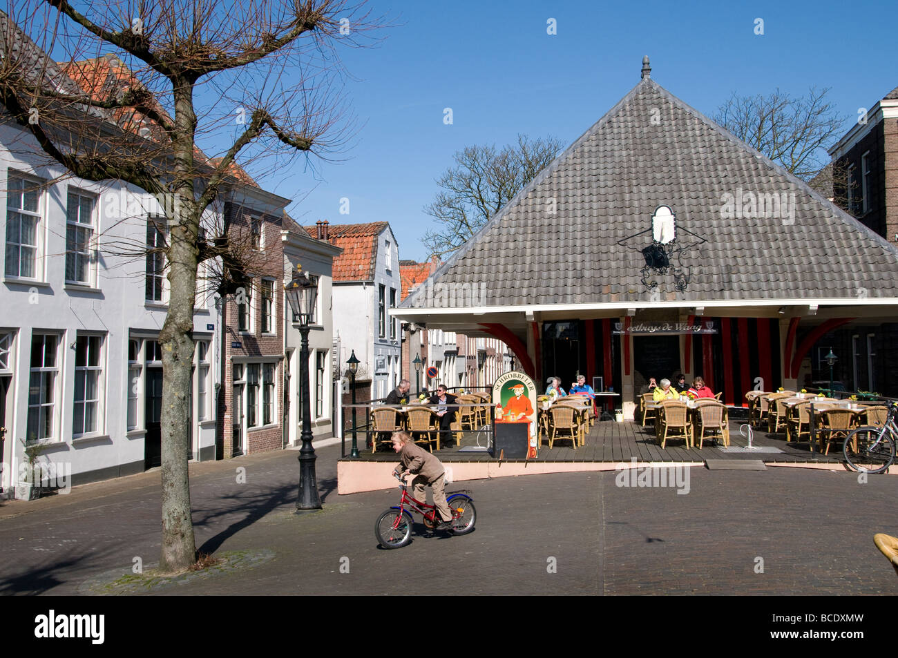 Schoonhoven Lek Silver town Netherlands shop store Stock Photo