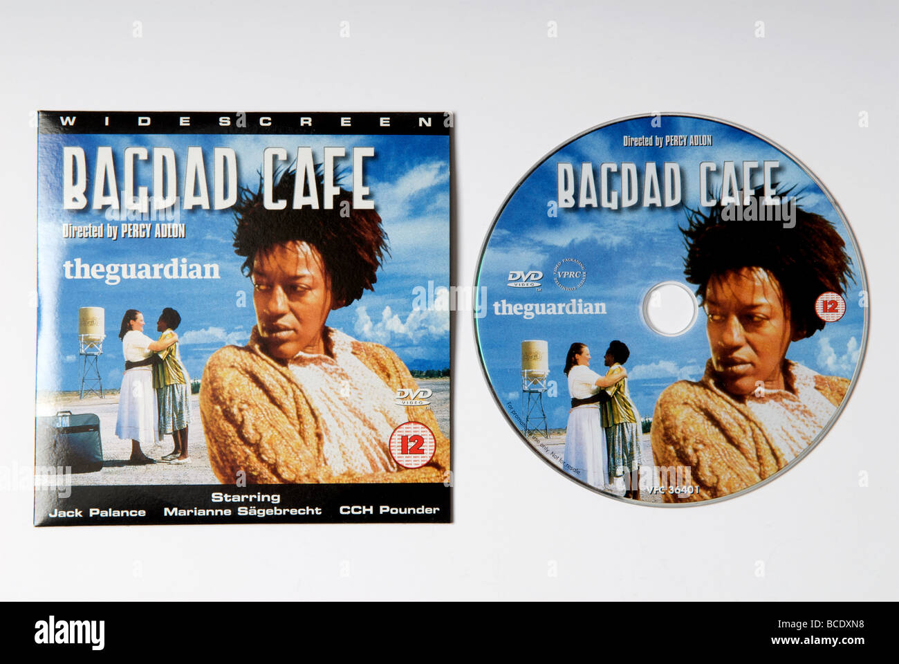 Bagdad cafe DVD given free with the Guardian newspaper Stock Photo - Alamy