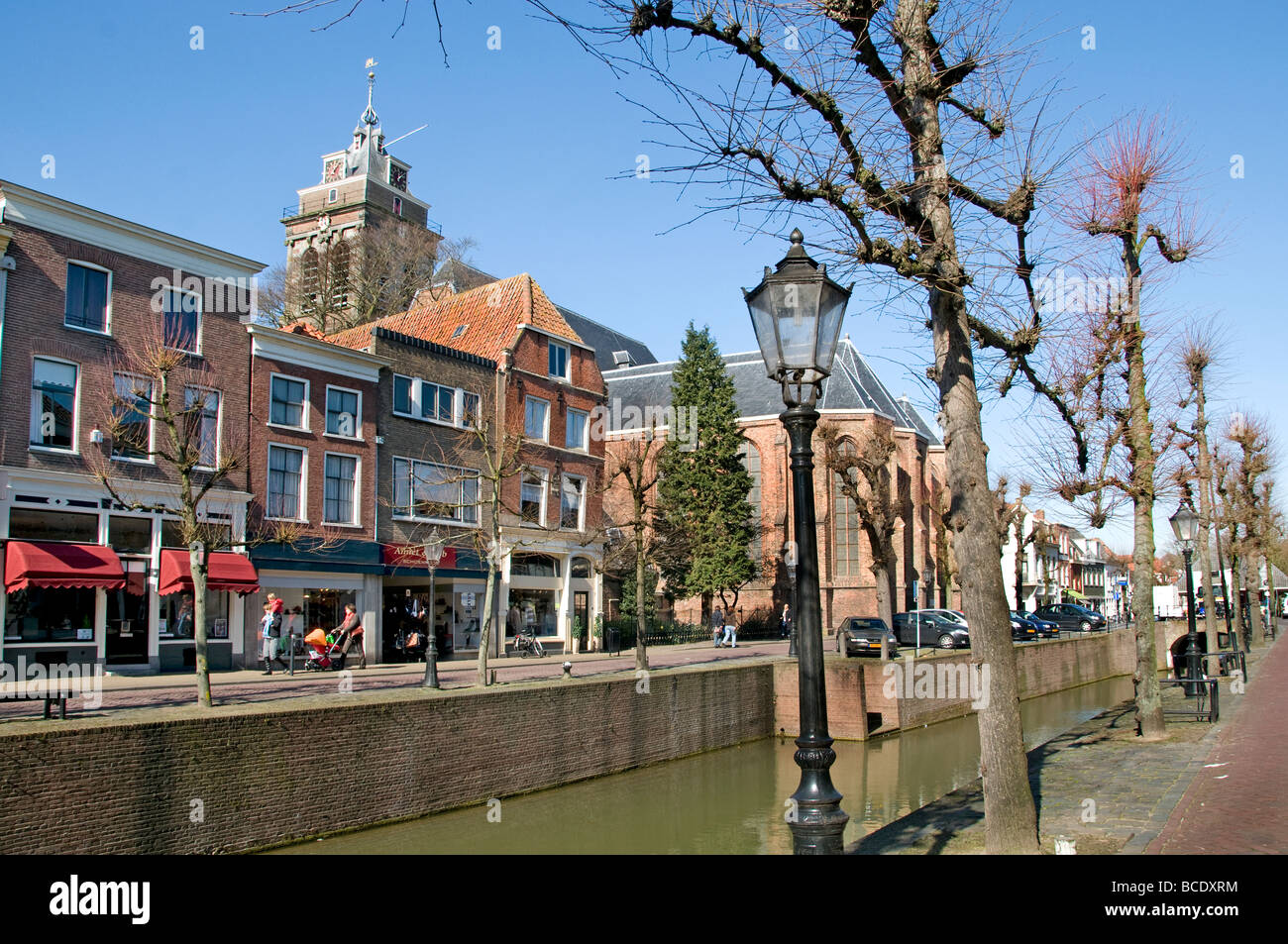 Schoonhoven Lek Silver town Netherlands shop store Stock Photo